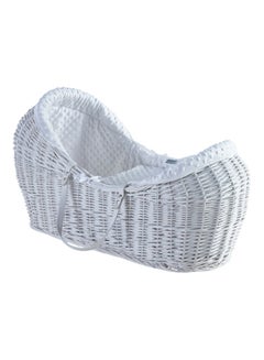 Buy Dimple Pod Moses Basket - White in Saudi Arabia