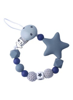 Buy Star Design Silicone Pacifier Chain Clip in UAE