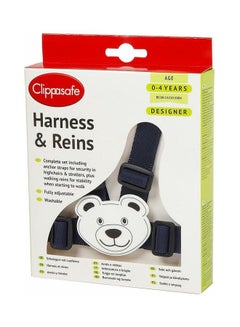 Buy Teddy Pattern Safety Harness And Reins in UAE