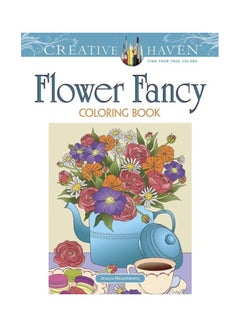 Buy Creative Haven Flower Fancy Coloring Book paperback english in Saudi Arabia