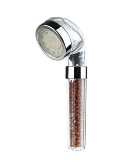 Buy LED Spa Shower Filter Head Silver/Brown 24x10x15centimeter in Egypt