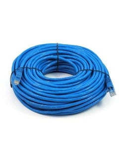 Buy Rj45 Cat5 Ethernet Lan Network Cable - 30 M blue in Saudi Arabia
