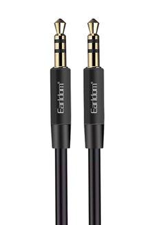 Buy 3.5mm To 3.5mm AUX Audio Cable Black in UAE