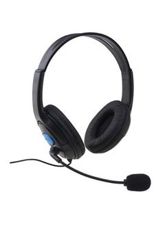 Buy Wired Stereo Gaming Headset With Mic For PS4 in UAE
