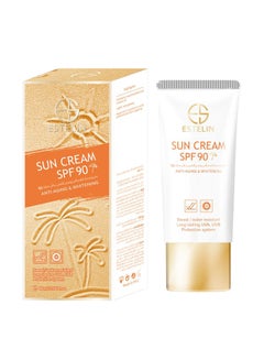 Buy Anti-Aging & Whitening Sun Cream SPF 90 Multicolour 60ml in UAE