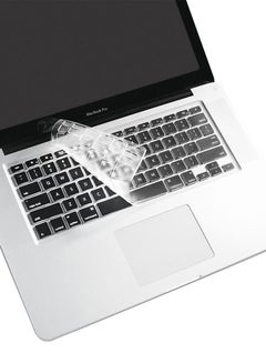 اشتري واقي لوحة مفاتيح لجهاز أبل ماك بوك برو شفاف في السعودية