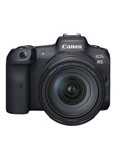 Buy R5 Full Frame Mirrorless Camera With RF 24-105mm F4 L is USM Lens Kit in UAE