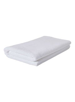 Buy Cotton Bath Sheet White 90x180cm in UAE