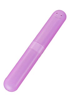 Buy Travel Toothbrush Holder Violet 20x3x3cm in Saudi Arabia