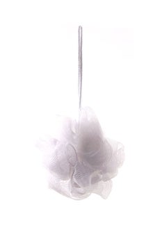 Buy Plastic Textured Loofah White 10x10cm in Egypt