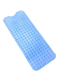 Buy Non-Slip Bath Mat Blue 40x0.1x16inch in UAE