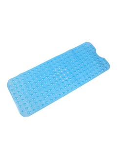 Buy Anti Slip Suction Cup Bath Shower Mat Blue 100x0.5x40cm in UAE