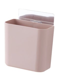 Buy Wall Mounted Toothbrush Holder Pink 10.5x11.5x5cm in Saudi Arabia