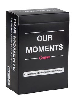 Buy Our Moments Conversation Cards Game For Couples 3.3x6.6x9.14cm in Saudi Arabia