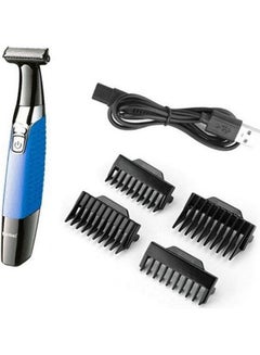 Buy KM-1910 Eyebrow Trimmer Blue in UAE