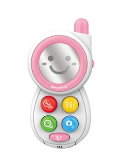 Buy Mobile Baby Cell Phone With Flashing Vocal Musical Early Sounding Educational Toy 8x4x15cm in Saudi Arabia