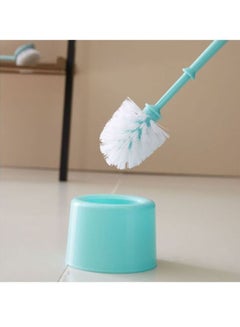 Buy 2-Piece Alina Toilet Brush Set Blue/White in Saudi Arabia