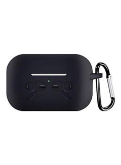 Buy Wireless Charging Case Cover For Apple AirPods Pro Black in Egypt