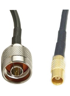 Buy N Male To MMCX Female Cable Black/Silver in Egypt