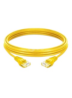 Buy Ethernet Patch Internet Cable Yellow in UAE