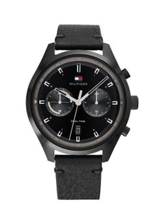 اشتري Men's Leather Analog Wrist Watch 1791731 في مصر