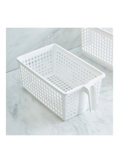 Buy Kevin Basket Without Lid White 16x29cm in UAE