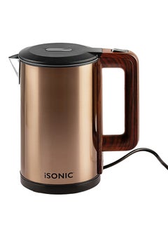 Buy Double Wall Stainless Steel Kettle 1800W 1.7 L 1800.0 W IK 513 Brown/Black in Saudi Arabia