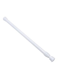 Buy Extendable Telescopic Spring Curtain Rod White 30-50cm in UAE