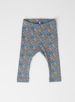 Buy Baby Floral Print Leggings Real Teal in Egypt