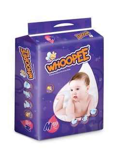 Buy Baby Diapers Medium, 5 – 8kg, 69 Piece in UAE