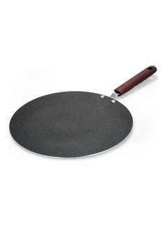 Buy 4-Piece Flat Pan With Spreader And Spatula Black/Beige/Brown 33.5x4x4cm in Saudi Arabia