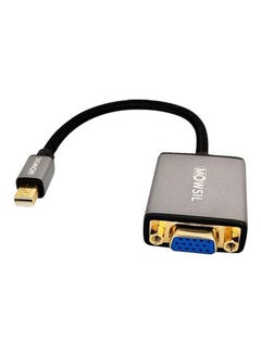 Buy Mini DP To VGA Converter Adapter Black in UAE