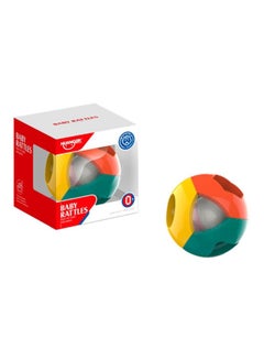 Buy High-Quality Safe And Durable Baby Rattle Ball For Your Little One, Multicolour 12cm in Saudi Arabia