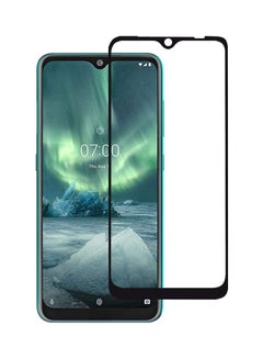 Buy 9D Tempered Glass For Nokia 6.2 OR Nokia 7.2 Black/Clear in Saudi Arabia