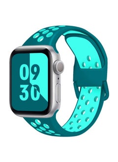Buy Replacement Band For Apple Watch 38/40mm Green in Saudi Arabia