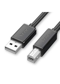 Buy Printer Cable USB A and B 1.5M Black in Saudi Arabia