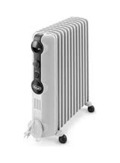 Buy Oil Heater 2500.0 W TRRS1225Electric Heater_6 White/Black in Egypt