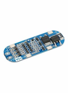 Buy 3S 12V 10A 18650 Lithium Battery Charger Protection Board Module 9x3cm Blue in Egypt