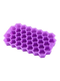 Buy 37-Slot Honeycomb Shape Ice Cube Tray Purple in Egypt