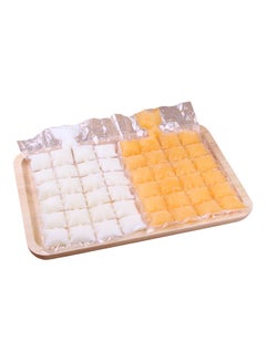 Buy 10-Piece Disposable Self Sealing Ice Cube Making Bag Multicolour 19 x 3 x 1cm in Egypt