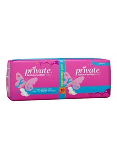 Buy 16-Piece Extra Thin Super Sanitary Napkins White in Saudi Arabia