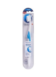 Buy Repair And Protect Soft Toothbrush For Sensitive Teeth White/Blue in Saudi Arabia