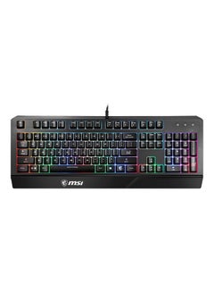 اشتري MSI VIGOR GK20 Gaming Keyboard, Ergonomic Designed Keycaps, Rainbow Lighting Effect, Hotkeys for Rapid Control, Arabic في مصر