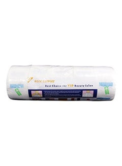 Buy Disposable Neck Ruffle Roll Paper Tissue White in UAE