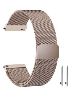Buy Stainless Steel Loop Strap Wrist Band For Fossil Watches 22mm - Rose Gold 46mm Rose-Gold in Egypt