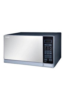 Buy Microwave Oven With Grill 25 L 1000 W R-75MT(S) Silver And White in UAE