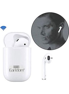Buy Single Ear Wireless Earphone White in Saudi Arabia