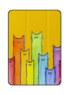 Buy Cats Art Protective Case Cover For Apple iPad Air 2 Multicolour in Saudi Arabia
