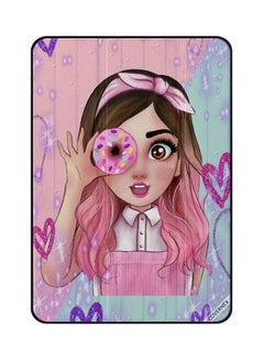 Buy Donut Lover Girl Protective Case Cover For Apple iPad Air 2 Multicolour in Saudi Arabia