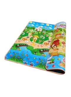 Buy 1.5Mx1.8Mx1.0Cm Kid Baby Play Mat Floor Activity Happy Farm Rug in Saudi Arabia